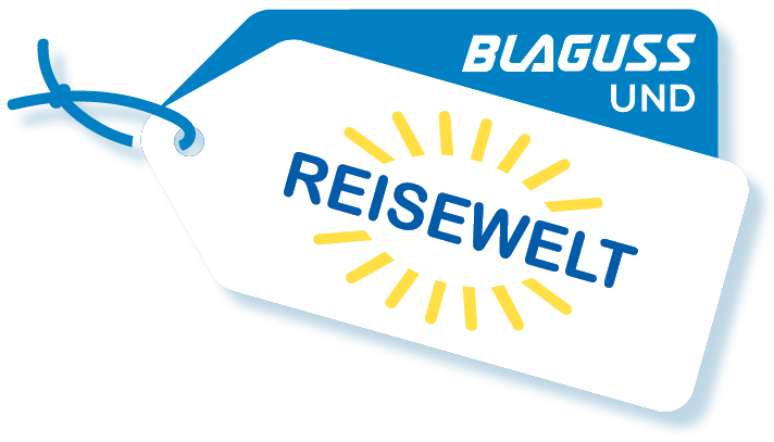 Blaguss und Reisewelt Logo