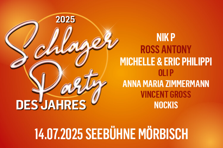 Schlager Party 2025 Mörbisch Seebühne