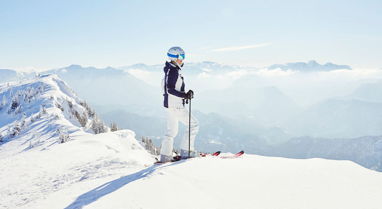 Skifahrer am Hochkar