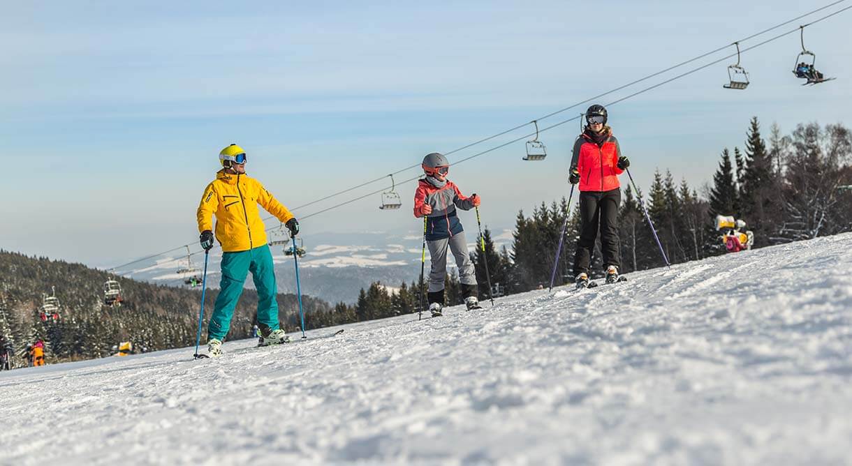 Skifahrer Mönichkirchen