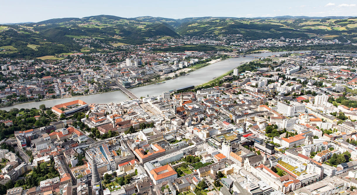 Luftaufnahme Linz