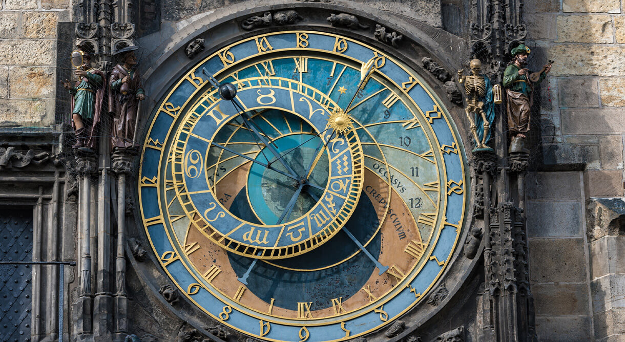 Uhr in Prag