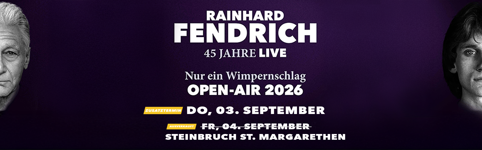Header Rainhard Fendrich St. Margarethen
